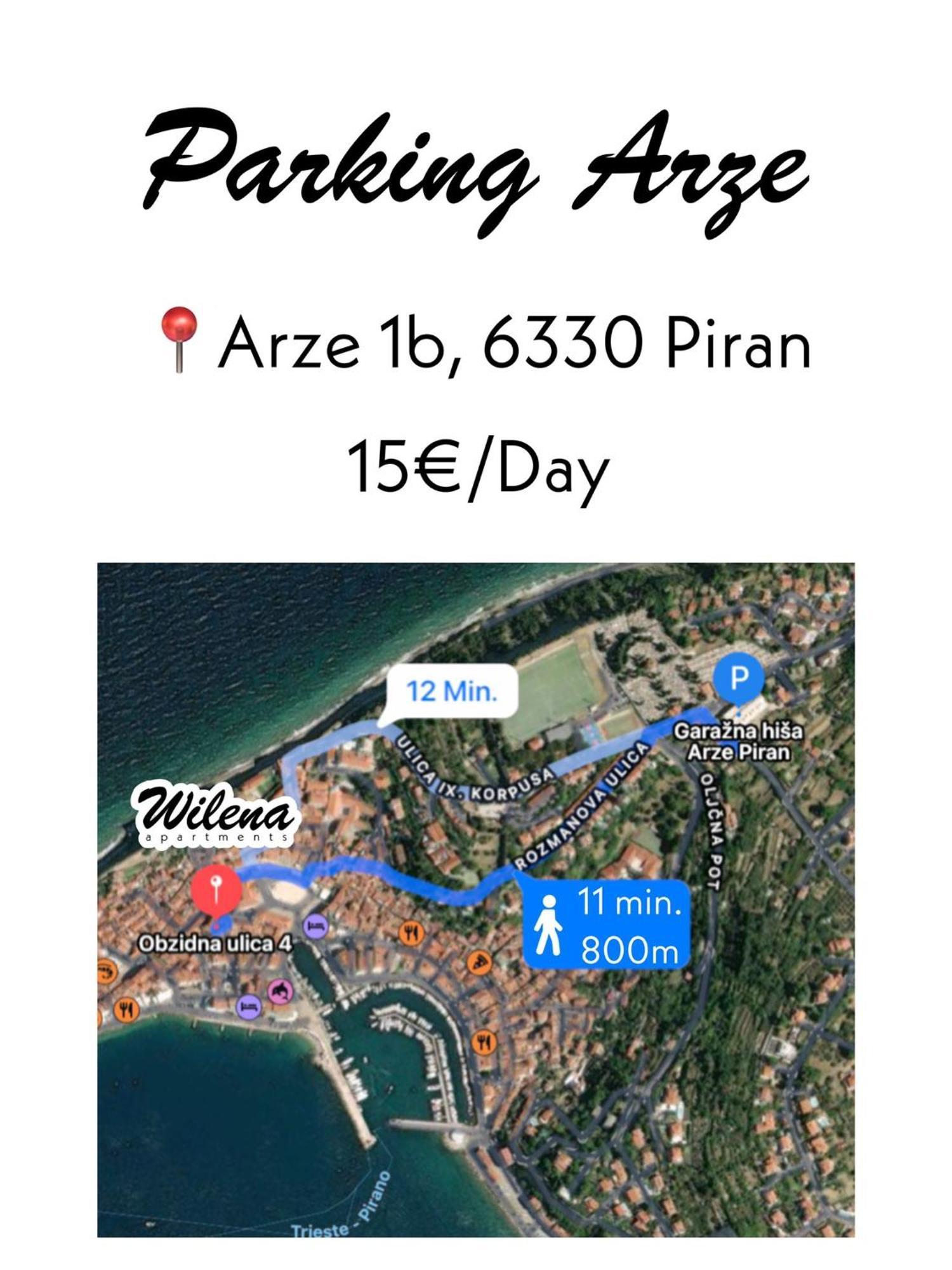 Wilena Apartments Piran Dış mekan fotoğraf
